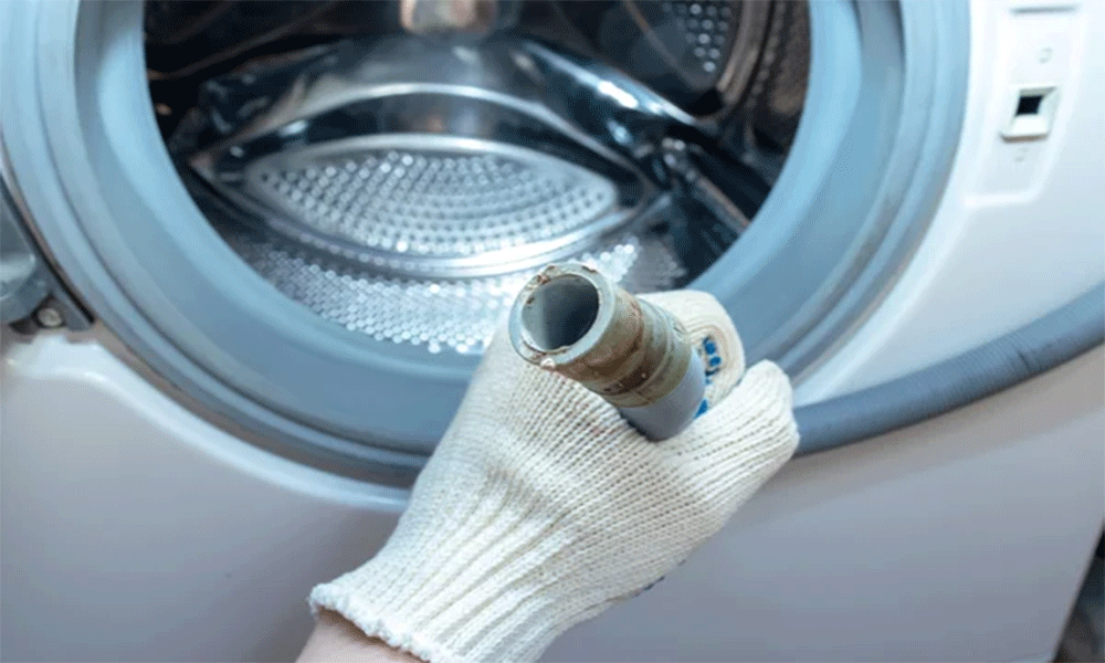 تخلیه نشدن آب در ماشین لباسشویی 