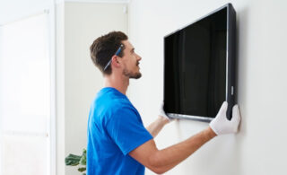 آموزش نصب تلویزیون روی انواع دیوار